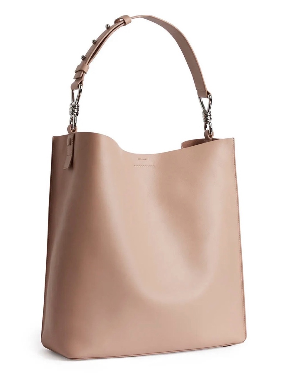 AllSaints Nude Pink North South Tote - Picture 2 of 5